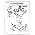 Universal/Multiflex (Frigidaire) MGF334BGBA burner diagram