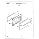 Universal/Multiflex (Frigidaire) MPF300PBWF door diagram