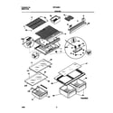 Frigidaire FRT16NRGD2 shelves diagram