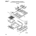Universal/Multiflex (Frigidaire) MGF324BGDA top/drawer diagram