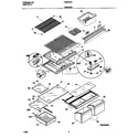 Frigidaire F44P21ATD0 shelves diagram