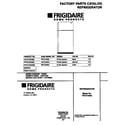 Frigidaire FRT21NRGW2 cover diagram