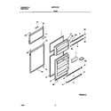Universal/Multiflex (Frigidaire) MRT16CGED8 door diagram