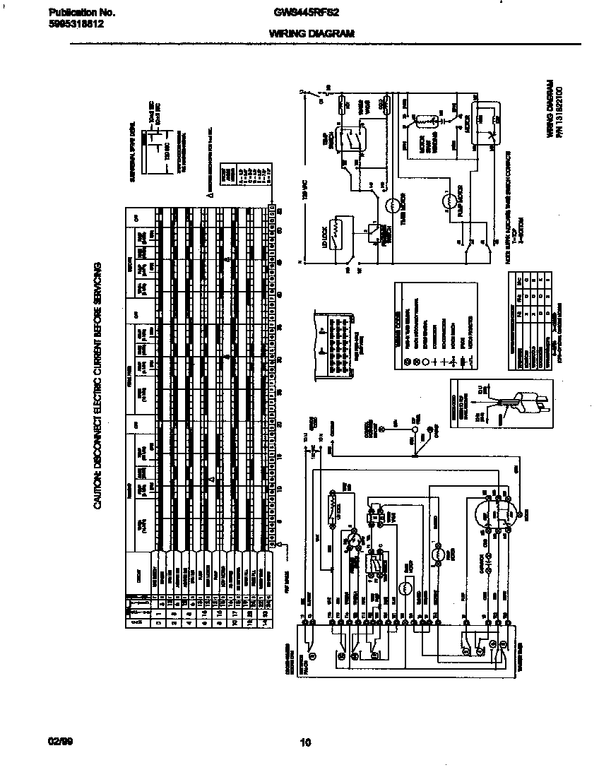 Gibson GWS445RFS2 wiring diagram diagram