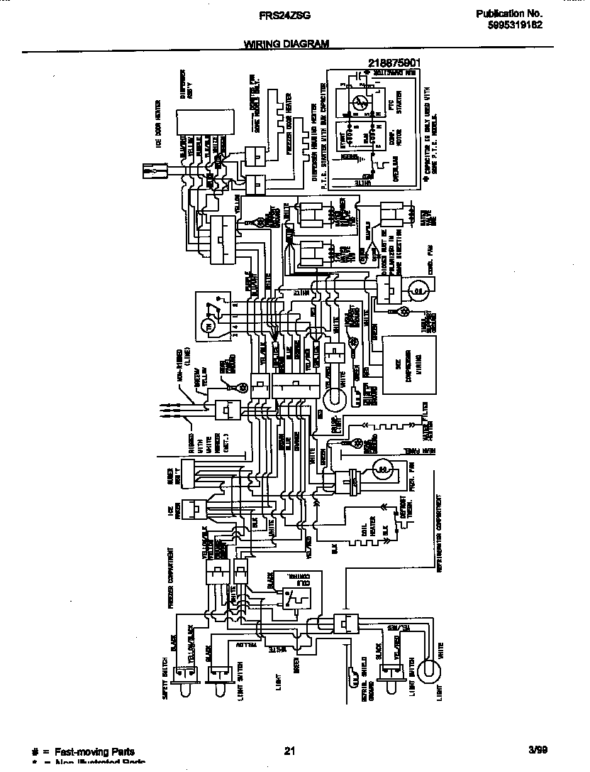 Frigidaire FRS24ZSGB3 wiring diagram diagram