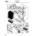 Frigidaire FFU17F9HW0 cabinet diagram