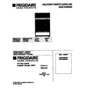 Frigidaire FGF334BGWC cover diagram
