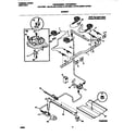 Frigidaire FGF334BGWC burner diagram
