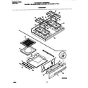 Frigidaire FGF334BGWC top/drawer diagram