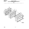 Frigidaire FGF334BGWC door diagram