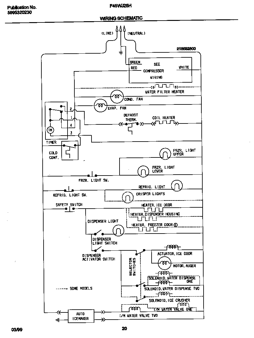 Frigidaire F45WJ26HD0 wiring diagram diagram