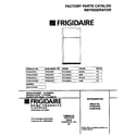 Frigidaire FPGS18TIAL1 cover diagram