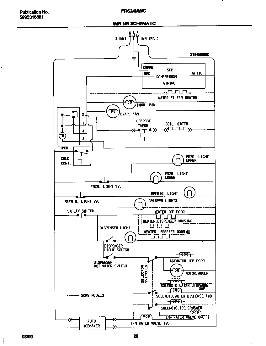 Frigidaire FRS24MWGD2 wiring diagram diagram
