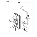 Universal/Multiflex (Frigidaire) CFU17F3HW0 door diagram