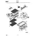 Frigidaire FRT16CRHY0 shelves diagram