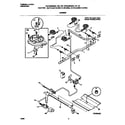 Frigidaire FGF334BGWD burner diagram
