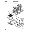 Frigidaire FGF334BGWD top/drawer diagram