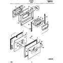 Frigidaire FEB756CETE door diagram