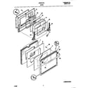 Frigidaire FEB374CHTA door diagram