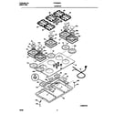 Frigidaire FGC6X9XESD cooktop diagram