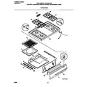 Frigidaire FGF316WGSC top/drawer diagram