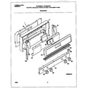 Frigidaire FGF354BGWC backguard diagram