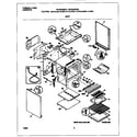 Frigidaire FGF354BGWC body diagram