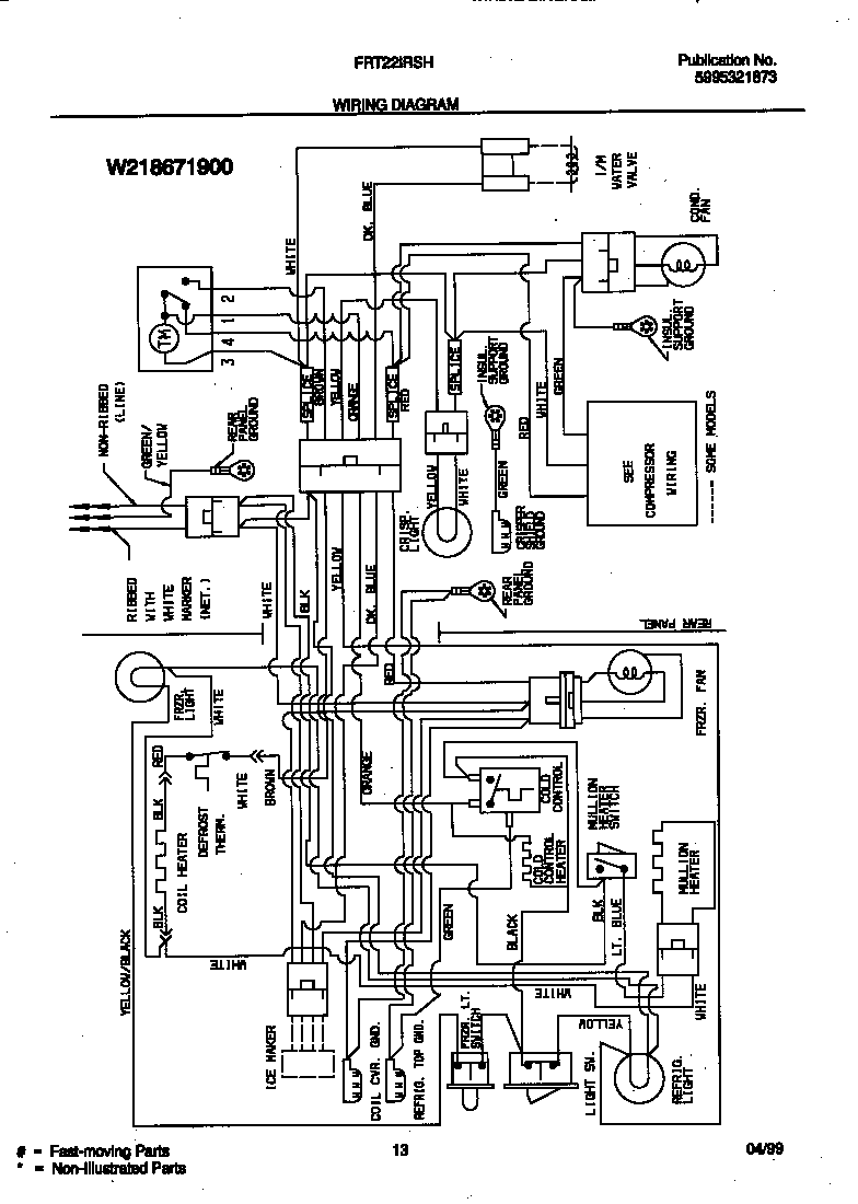 Frigidaire FRT22IRSHK0 wiring diagram diagram