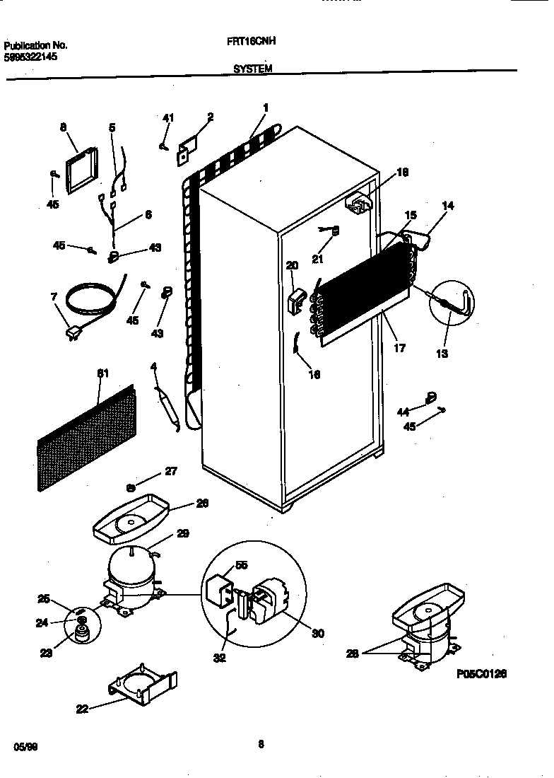 Frigidaire FRT16CNHD0 system diagram