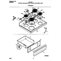 Frigidaire MFF312BFWB top/drawer diagram