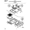 Frigidaire MGF303PGWD top/drawer diagram
