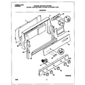 Frigidaire MGF345BGWE backguard diagram