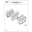 Frigidaire MGF345BGWE door diagram
