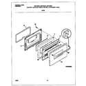 Frigidaire MGF345BGWE door diagram