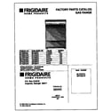 Frigidaire MLF303PGDC cover diagram