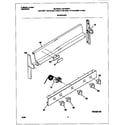 Frigidaire MLF303PGDC backguard diagram