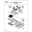Frigidaire MLF303PGDC top/drawer diagram