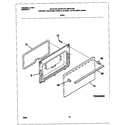 Frigidaire MPF311SGDD door diagram