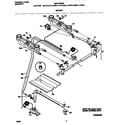 Universal/Multiflex (Frigidaire) MSF312BFWD burner diagram