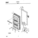 Universal/Multiflex (Frigidaire) CFU09M2HW1 door diagram