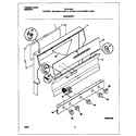 Frigidaire FGF316WGTF backguard diagram