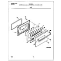 Frigidaire FGF316WGTF door diagram