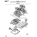 Frigidaire FGF376CEBM top/drawer diagram