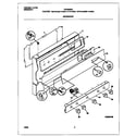 Frigidaire FGF326WGTD backguard diagram