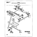 Frigidaire FGF326WGTD burner diagram