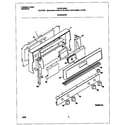Frigidaire FGF351SGWC backguard diagram