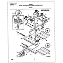 Frigidaire FGF355CGBC burner diagram