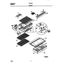 Frigidaire FRT16CRHZ3 shelves diagram