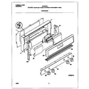 Frigidaire FGF367CGSC backguard diagram
