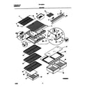 Frigidaire FRT18IDRHZ0 shelves diagram